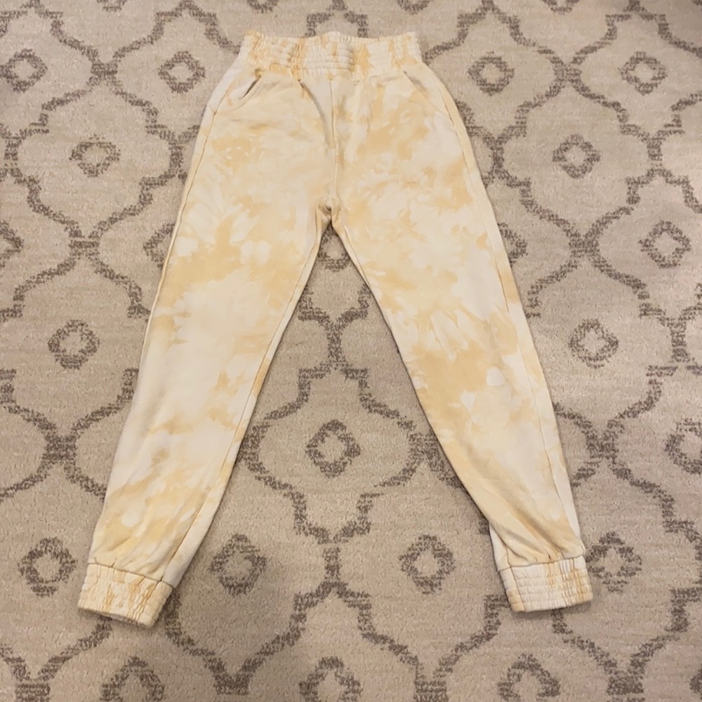 Adika Tie Die yellow Sweatpants